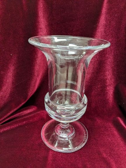 BAYEL, vaso "Medici" in cristallo, altezza 20 cm, 