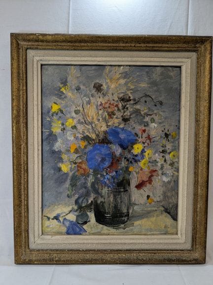 SCUOLA MODERNA. "Natura morta con vaso di fiori". 