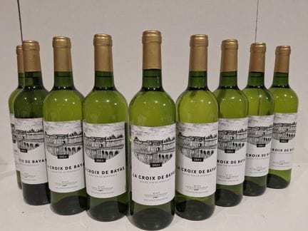 9 Flaschen Côtes de Blaye Blanc 2024 – La Croix de