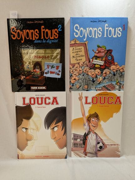 Lote de 4 cómics, entre los que se incluyen «LOUCA