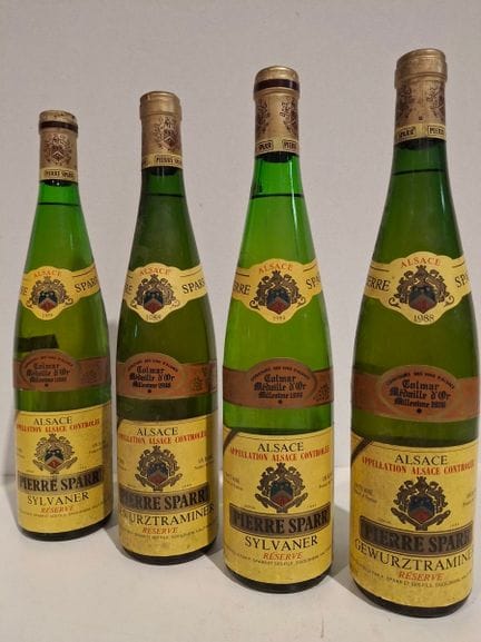 4er-Set: 2 Elsässer Gewürztraminer 1988 – Goldmeda