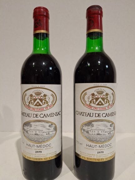2 Flaschen Château Camensac 1979 – Haut Médoc Gran