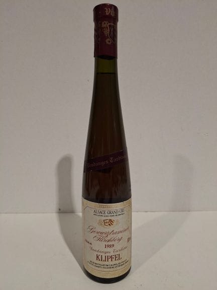 1 botella pequeña de Vendanges Tardives 1989 - Gew