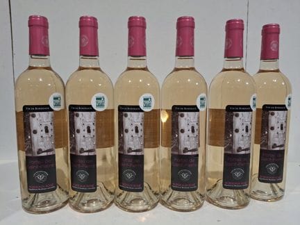 6 botellas de Burdeos rosado 2024 - Le Portail de 