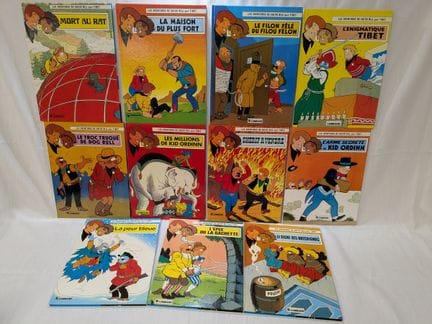 LES AVENTURES DE CHICK BILL Lot de 11 albums. Anné