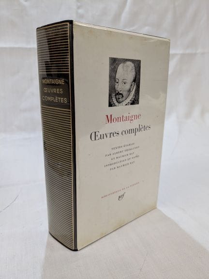 LA PLEIADE - MONTAIGNE, "Œuvres complètes". 1967. 