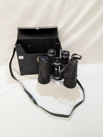 PATHESCOPE. Fernglas aus Metall und Kunstharz, im 