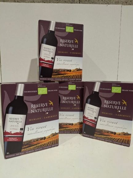 4 Cubis à 3 l Merlot Cabernet – Réserve Naturelle 
