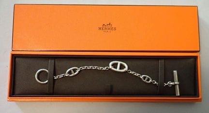 Hermès - Parigi: bracciale in argento "Farandole",