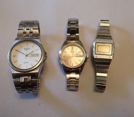 Seiko: una collezione composta da tre orologi in m