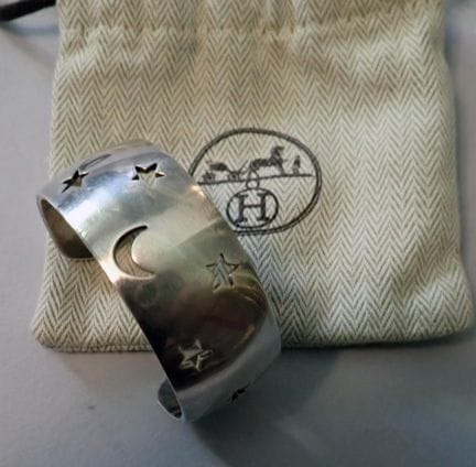 Hermès - Parigi: bracciale a manicotto in argento 