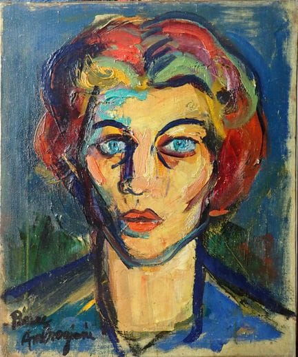 Pierre AMBROGIANI (1907–1985) Portrait of a young 