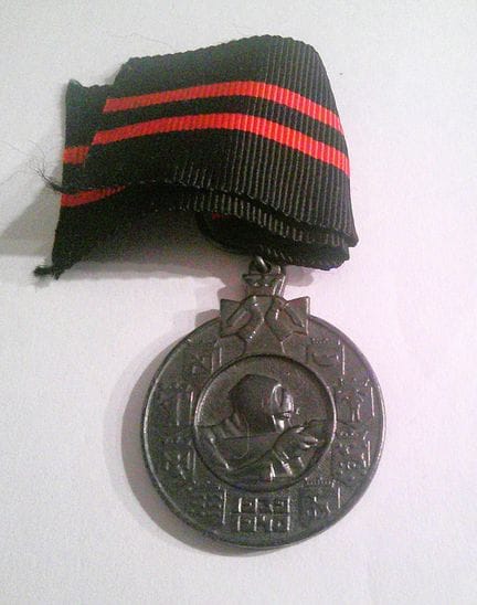 Finlande, médaille commémorative de la guerre d'hi