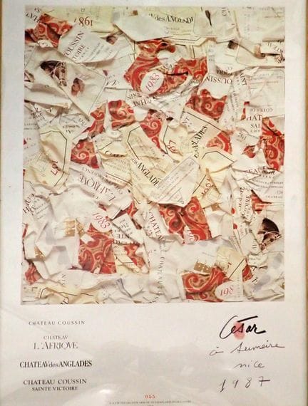 CÉSAR (1921-1998) -d'après- Affiche lithographiée 