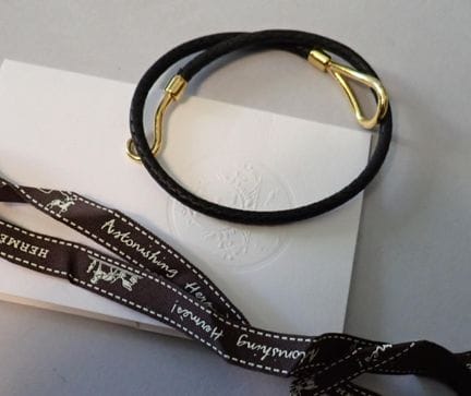 Hermès - Parigi: bracciale Jumbo a doppio giro in 