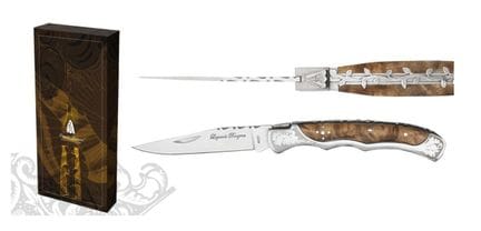Couteau pliant de marque Laguiole Bougna, lame en 
