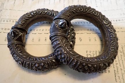 India - Rajasthan/Gujarat: coppia di braccialetti 