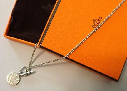 Hermès - Parigi: collana in argento modello Ex Lib