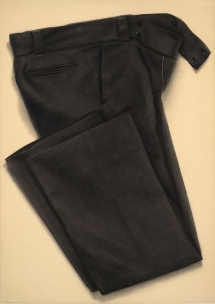 圣地亚哥·卡德纳斯
哥伦比亚，1937年

《裤子》，1979年
纸本炭笔画
70 x 50 厘米
