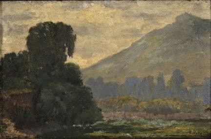 EUGENIO PEÑA
Colombia, 1860 - 1944

[Paisaje], sin