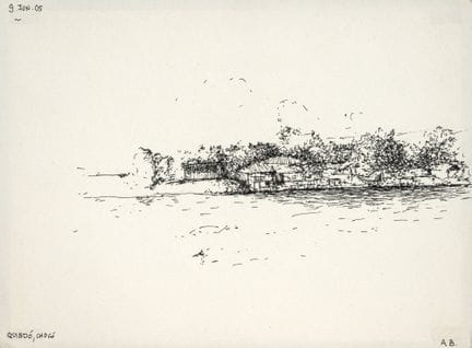 贝尔纳多·奥尔蒂斯
哥伦比亚，1972年

基布多，乔科省，2005年
纸本墨水画
15 × 20 