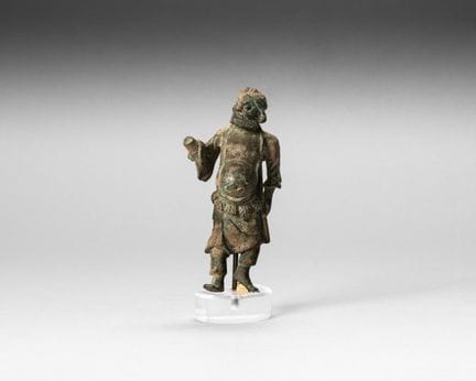 Bronzegruppe mit grüner Patina: Der Unsterbliche L