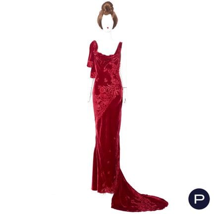 JOHN GALLIANO - AUTOMNE-HIVER 2006/07 - ROBE
VELOU