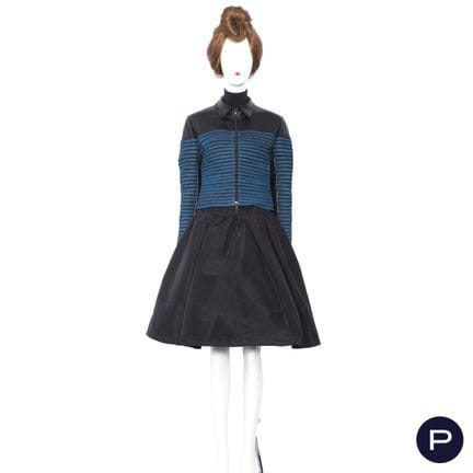 JITROIS - 1990'S - VESTE
AGNEAU PLONGÉ, DENIM
NOIR