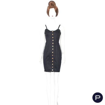 JUNIOR GAULTIER - CIRCA 1989 - ROBE
SERGÉ, COTON
N