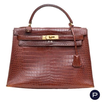 HERMÈS - 1998 - SAC À MAIN
KELLY 32
CROCODILE D'ES