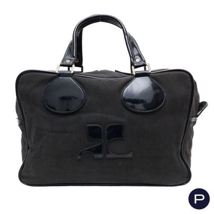 COURRÈGES - ANNI '80/'90 - BORSA A MANO
TELA, VINI