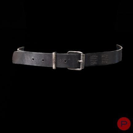 DOROTHÉE BIS - 1980'S - BELT
LEATHER, SILVER-PLATE