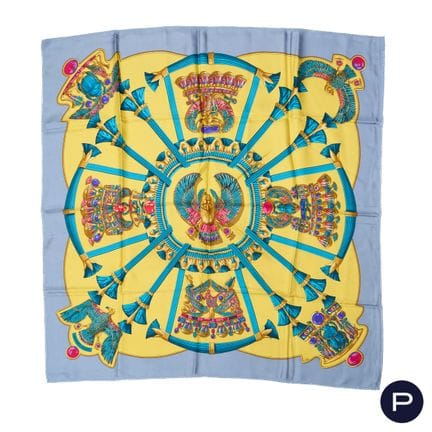 HERMÈS X CATY LATHAM - CARRÉ
EGYPT
SILK TWILL
90 C
