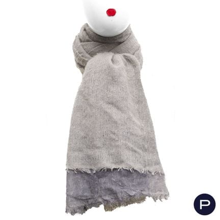 HERMÈS - SCARF
CASHMERE, SILK
LIGHT GRAY, GRAY
230