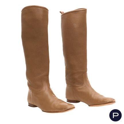 HERMÈS - 2010/20'S - PAIRE DE BOTTES
CUIR
TAUPE
MO