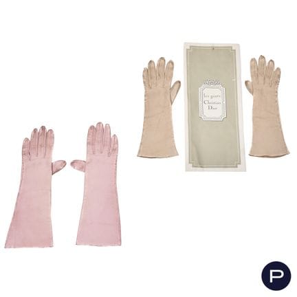 CHRISTIAN DIOR, ANONYMOUS - 1950s  - PAIR OF GLOVE