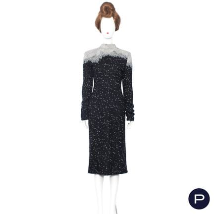 JOHN GALLIANO - AUTOMNE-HIVER 1996/97 - ROBE
LAINE