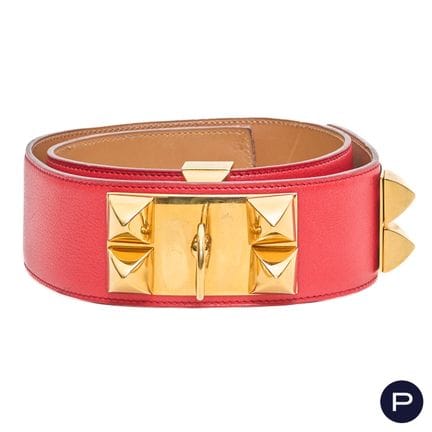 HERMÈS - 1994  - BELT
MÉDOR
GULLIVER CALF LEATHER,
