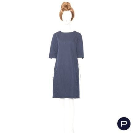 SOFIE D'HOORE - ABITO IN COTONE NAVY FANTASIA A TI