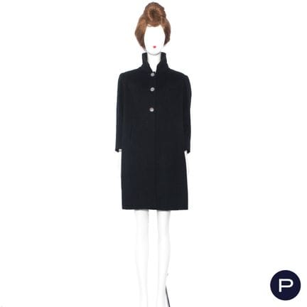 JEAN DESSÈS - 1950'S - MANTEAU
LAINE MÉLANGÉE
NOIR