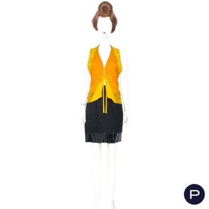 CLAUDE MONTANA - CIRCA 1993 - GILET, JUPE
MOUSSELI