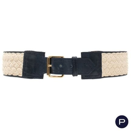 CHRISTIAN DIOR  - BELT
LEATHER, CORD(S), COTTON, G