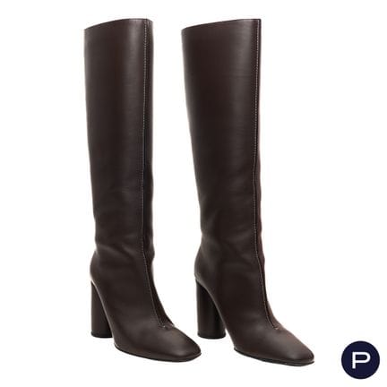 HERMÈS - 2010/20'S - PAIRE DE BOTTES
CUIR
CHOCOLAT