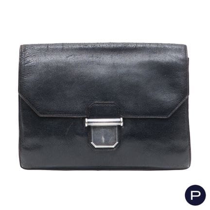 HERMÈS - CIRCA 1930 - POCHETTE
CUIR DE RUSSIE, FER