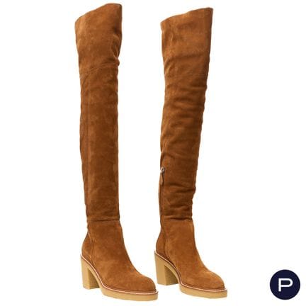 HERMÈS - 2010/20'S - PAIRE DE CUISSARDES
DAIM
NOIS