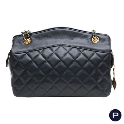 CHANEL - CIRCA 1992 - BORSA A TRACOLLA
PELLE TRAMA