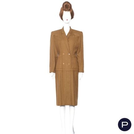 THIERRY MUGLER - CIRCA 1979 - ABITO-CAPPOTTO
LANA,