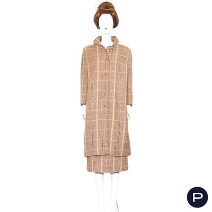 CHANEL CRÉATIONS - FINE ANNI '70 - COMPLETO, CAPPO