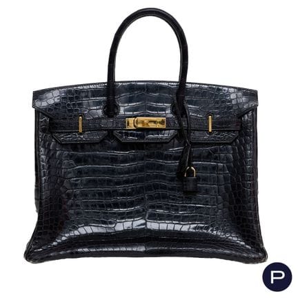 HERMÈS - 2002 - SAC À MAIN
BIRKIN 35
CROCODILE D'E