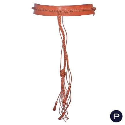 JEAN PAUL GAULTIER  - BELT
LEATHER, BRAIDED LEATHE